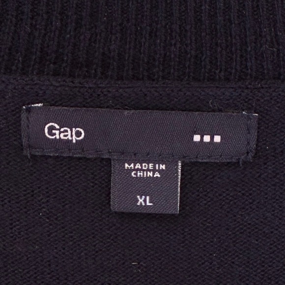 Gap cotton Owl pullover sweater Womens XL Navy Long sleeve Whimsical Weekend - Picture 2 of 8